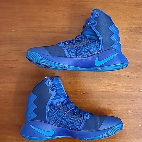 Nike Zoom Hyperdunk 2016 Game Royal Boys Sneakers 845120-440 Size 7Y GS - Picture 11 of 16
